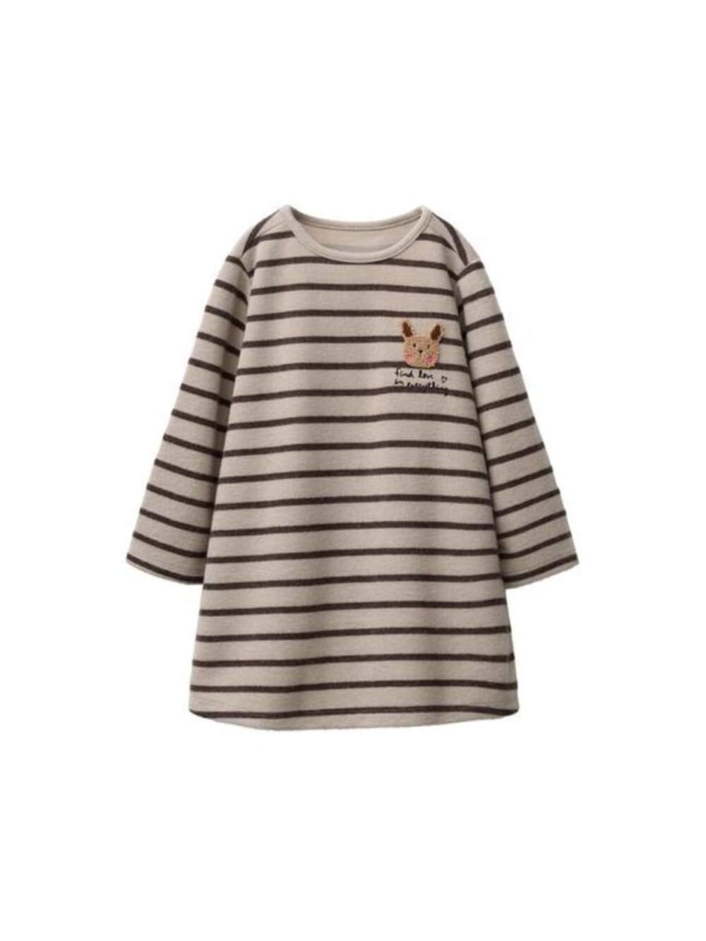 ZARA SOFT TOUCH STRIPED DRESS WITH RUFFLED APPLIQUÉ 3 Y NEW WITH TAGS